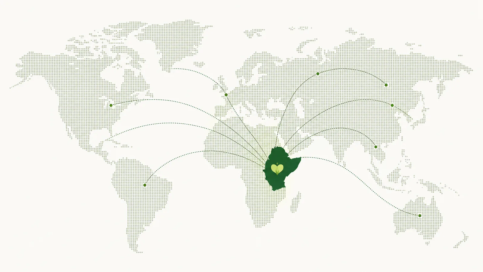 Ethiopia connected to the global coffee world
